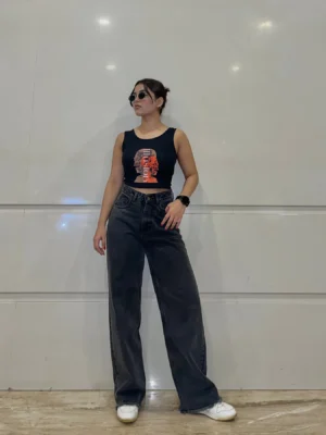 High-Waisted Black Jeans – Effortless Edge Meets Everyday Comfort