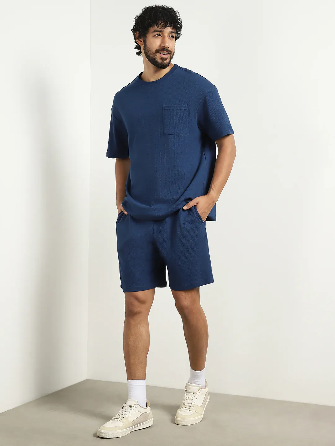 Navy Breeze Casual Co-ord Set - Image 2