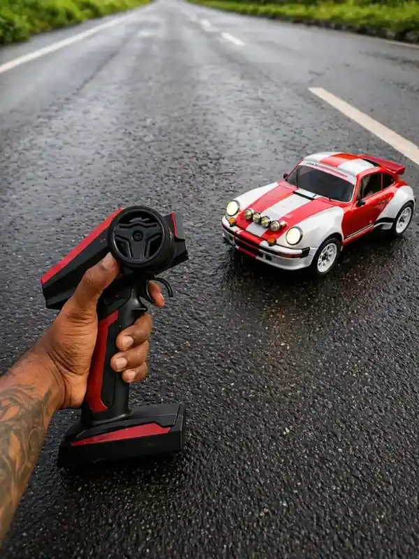Premium Rally Style Remote Control Car – Red Speed Edition