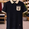 Men’s Premium Black Polo T-Shirt – Contrast Collar Sport Style Tee