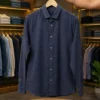 Men’s Premium Navy Blue Shirt – Full Sleeve Solid Casual Wear