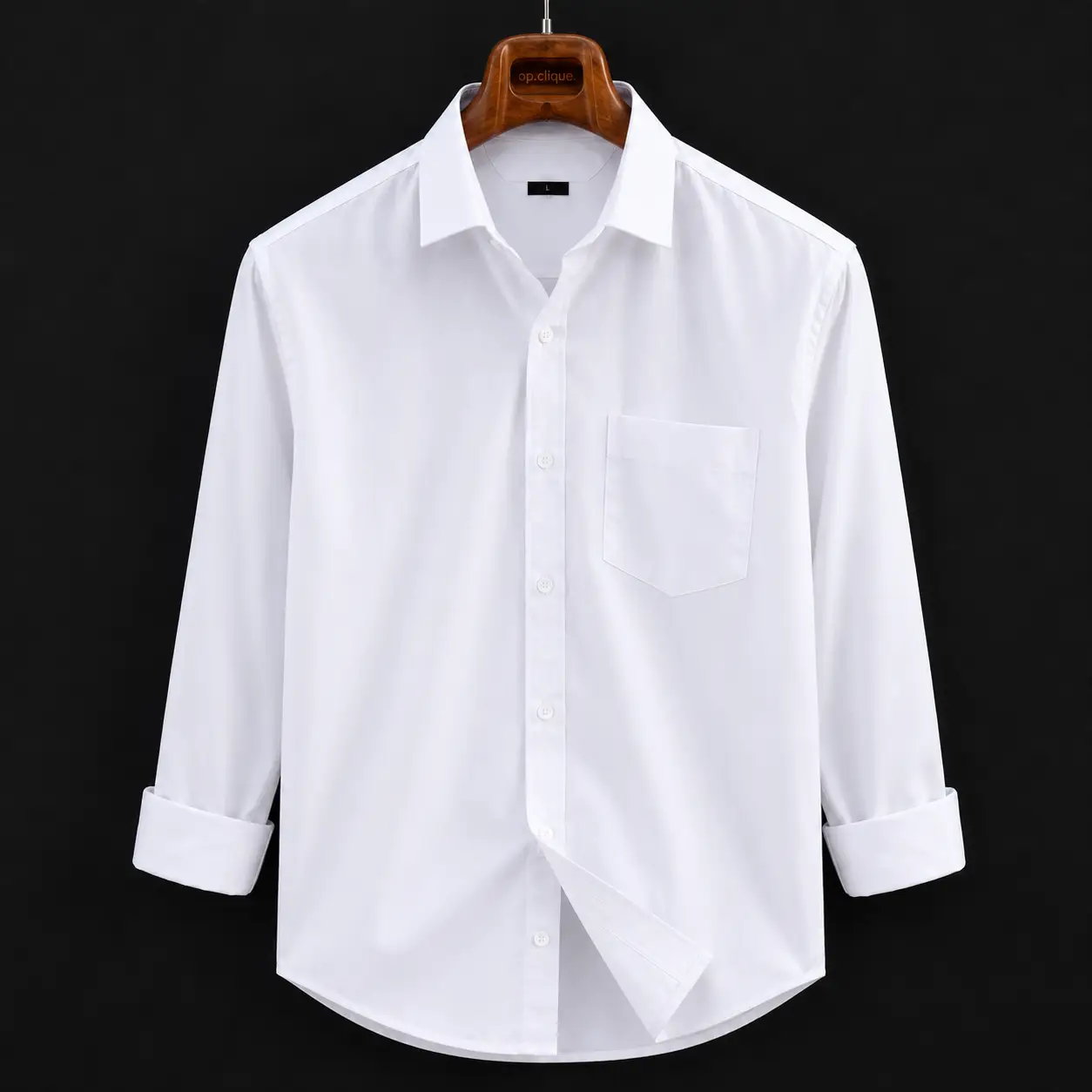 Elegant Chocolate Brown Solid Cotton Casual Shirt - Image 4