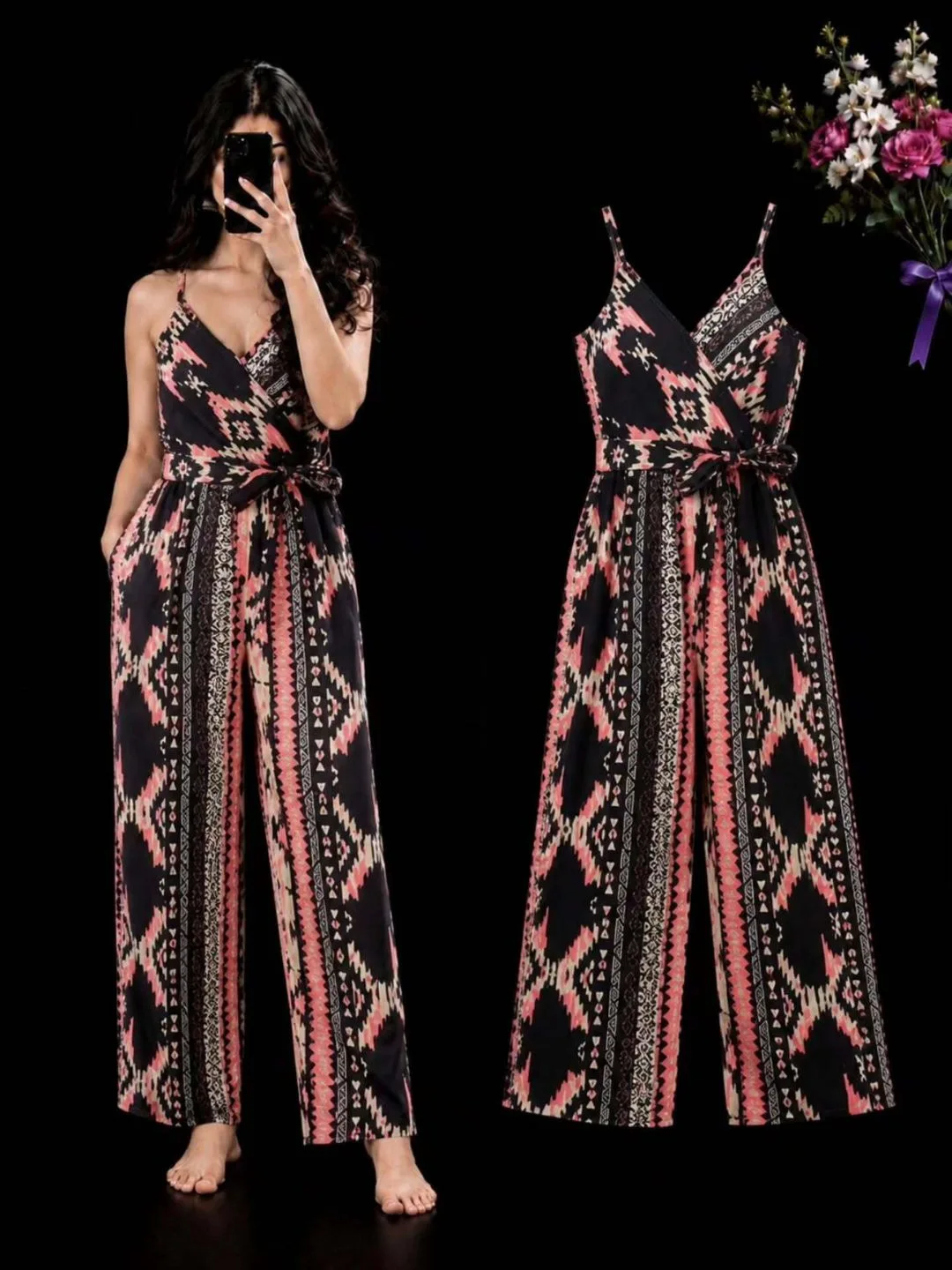 Chic Burgundy Waistcoat and Tailored Trouser Co-Ord Set - Image 3