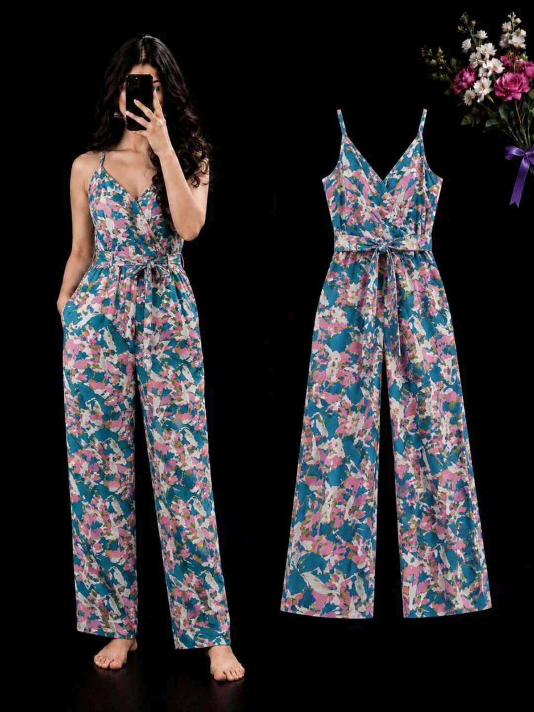 Chic Burgundy Waistcoat and Tailored Trouser Co-Ord Set - Image 5