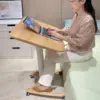 Height-Adjustable Rolling Laptop Table / Overbed Desk