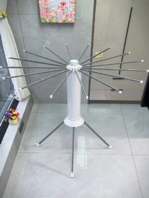 Foldable Standing Clothes and Towel Drying Rack