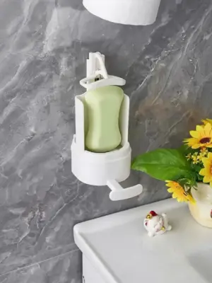 Wall-Mounted Soap Grater and Dispenser