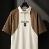 Short-Sleeve Training Corps Graphic Paneled Polo Shirt