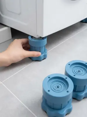 Anti-Vibration and Height-Adjustable Washing Machine Support Pads