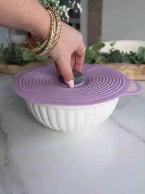 Reusable Silicone Suction Lid