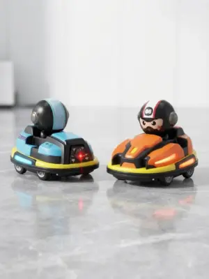 Remote-Controlled Bumper Car Toy Set