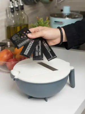 Multifunctional Vegetable Chopper and Drain Basket
