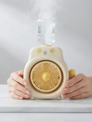 Mini Desktop Water Dispenser Fan