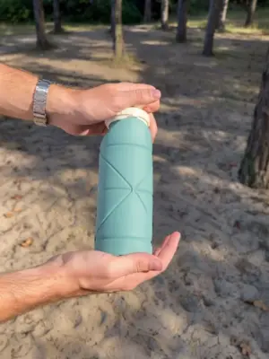 Collapsible Silicone Travel Water Bottle