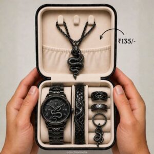 Midnight Viper Men Premium Jewelry Luxury Box Set