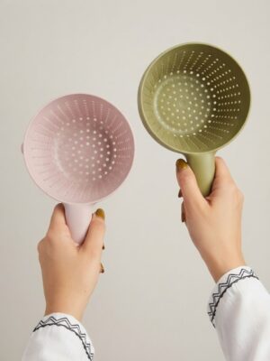 Handheld Double-Layer Fruit and Vegetable Drain Basket
