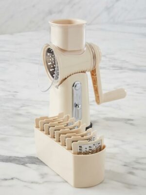 Multifunctional Rotary Drum Vegetable Slicer & Grater