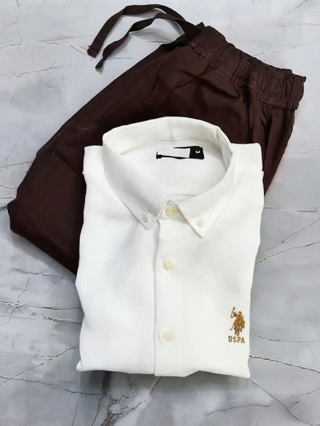 Premium Linen Shirt and Drawstring Trouser Outfit Combo - Image 3