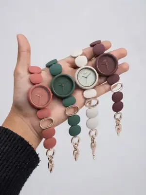 Trendy Link-Strap Women's Analog Watch