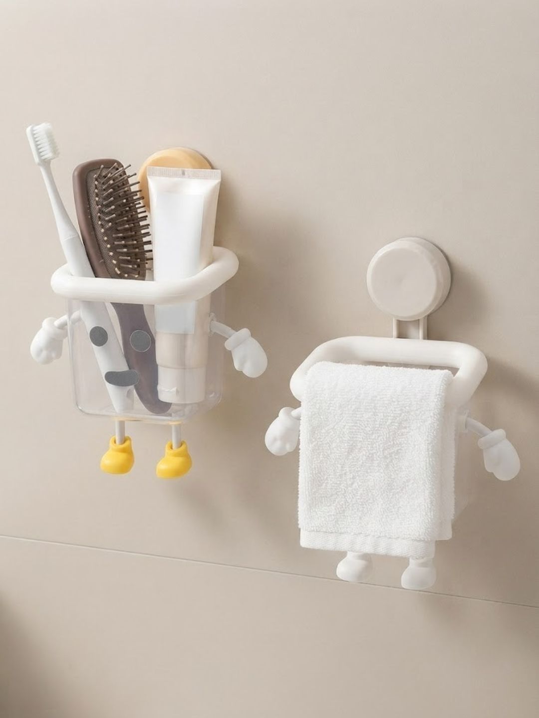 Cute Cartoon Wall-Mounted Storage Box and Organizer - Image 2