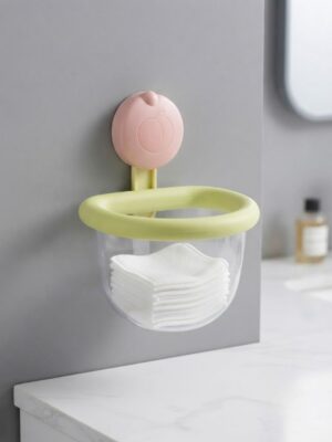 Wall-Mounted Peach Design Multi-Purpose Storage Cup
